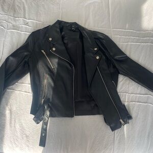 Brunette the label leather jacket